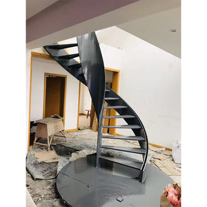 Steel staircase