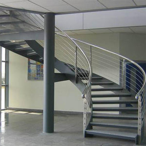 Steel staircase