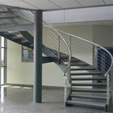Steel staircase