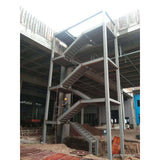 Steel staircase