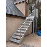 Steel staircase
